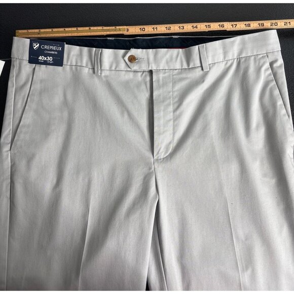 Cremieux Chambers Men's Light Gray Dress Pants Size 40 NWT - Picture 9 of 9